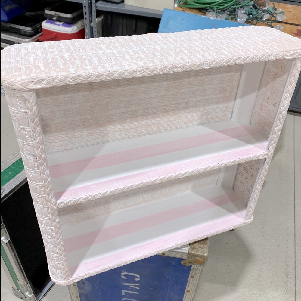 Shabby chic..whimsical.. vanity topper/shelf